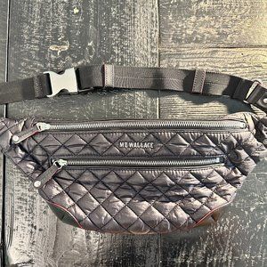 MZ WALLACE CROSBY BELT BAG --BLACK REC